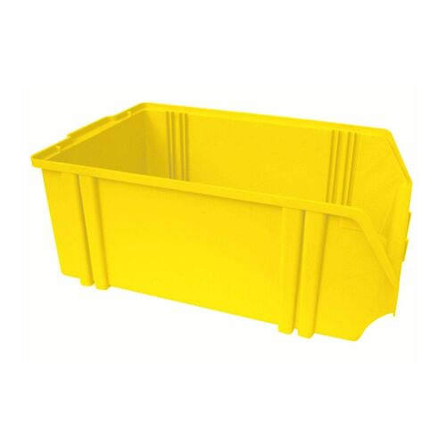 Kunststof stapelbak, Plastic magazijnbak A5 460x306x183 geel