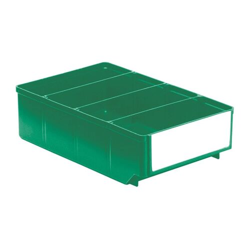 Magazijnbak, Magazijnstellingbak, Kunststof bak RK 300x186x83 groen