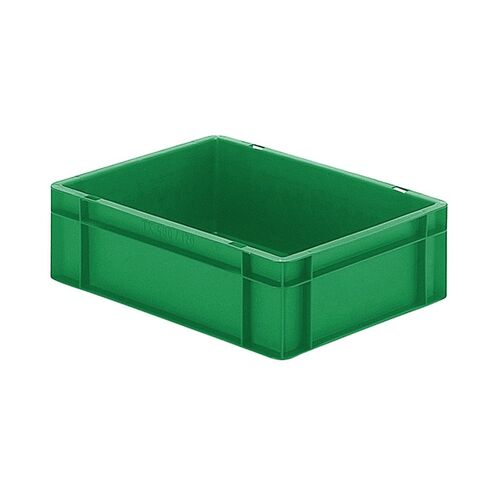 Transportkrat Euronorm plastic bak, krat TK0 400x300x120 groen