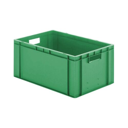 Transportkrat Euronorm plastic bak, krat TK0 600x400x270 groen