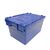 Distributiebak, transportbak 600x400x320 blauw