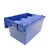 Distributiebak, transportbak 600x400x320 blauw