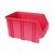 Kunststof stapelbak, Plastic magazijnbak A3 240x150x135 rood