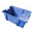 Stapelbare, nestbare transportkrat DLK2 328x210x200 blauw