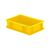 Transportkrat Euronorm plastic bak, krat TK0 300x200x75 geel