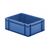 Transportkrat Euronorm plastic bak, krat TK0 400x300x145 blauw