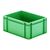 Transportkrat Euronorm plastic bak, krat TK0 400x300x175 groen