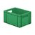 Transportkrat Euronorm plastic bak, krat TK0 400x300x210 groen