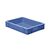 Transportkrat Euronorm plastic bak, krat TK0 400x300x75 blauw