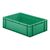 Transportkrat Euronorm plastic bak, krat TK0 600x400x175 groen