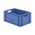 Transportkrat Euronorm plastic bak, krat TK0 600x400x270 blauw