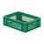 Transportkrat Euronorm plastic bak, krat TK2 400x300x120 groen