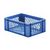 Transportkrat Euronorm plastic bak, krat TK2 400x300x145 blauw