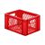 Transportkrat Euronorm plastic bak, krat TK2 400x300x210 rood