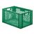 Transportkrat Euronorm plastic bak, krat TK2 600x400x320 groen