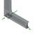 Vulplaat BR CRH IPE160 tbv staander verzinkt 150x80x3mm