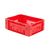 Zware transportkrat Euronorm plastic bak, krat VTK1 400x300x145 rood