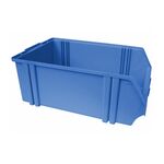 Kunststof stapelbak, Plastic magazijnbak A5 460x306x183 blauw