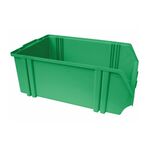 Kunststof stapelbak, Plastic magazijnbak A5 460x306x183 groen