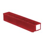 Magazijnbak, Magazijnstellingbak, Kunststof bak RK 500x93x83 rood