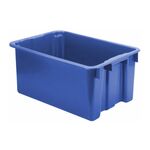 Stapelbare, nestbare euronorm bak LB 650x450x280 blauw