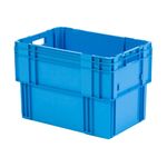 Stapelbare, nestbare transportkrat DTK0 600x400x420 blauw