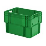 Stapelbare, nestbare transportkrat DTK0 600x400x420 groen