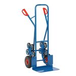 Trappensteekwagen 200 kg 1300 mm met 2 vijfarmige wielsterren, extra brede schep