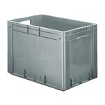 Zware transportkrat Euronorm plastic bak, krat VTK0 600x400x420 grijs